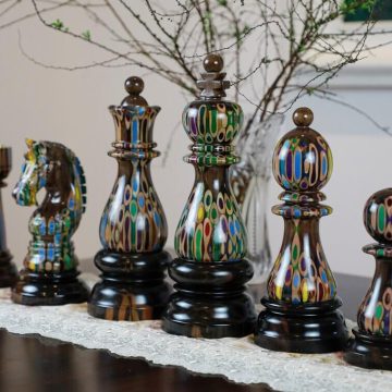 6 Giant Chess Pieces King - Queen - Bishop - Rook - Knight - Pawn Super Deluxe Chess (4)