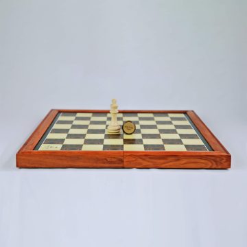 Hand Carved, Wooden Analysis Board 
