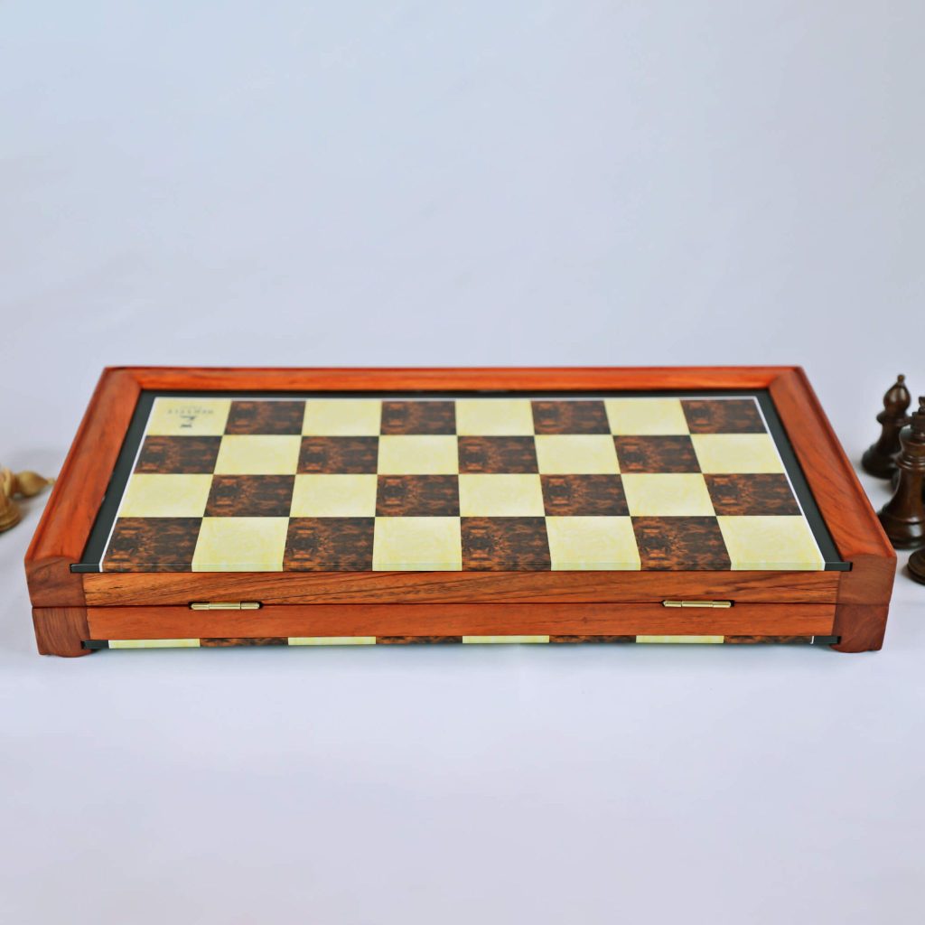 Deluxe Folding International FIDE & USCF Tournament Chess Board - Henry ...