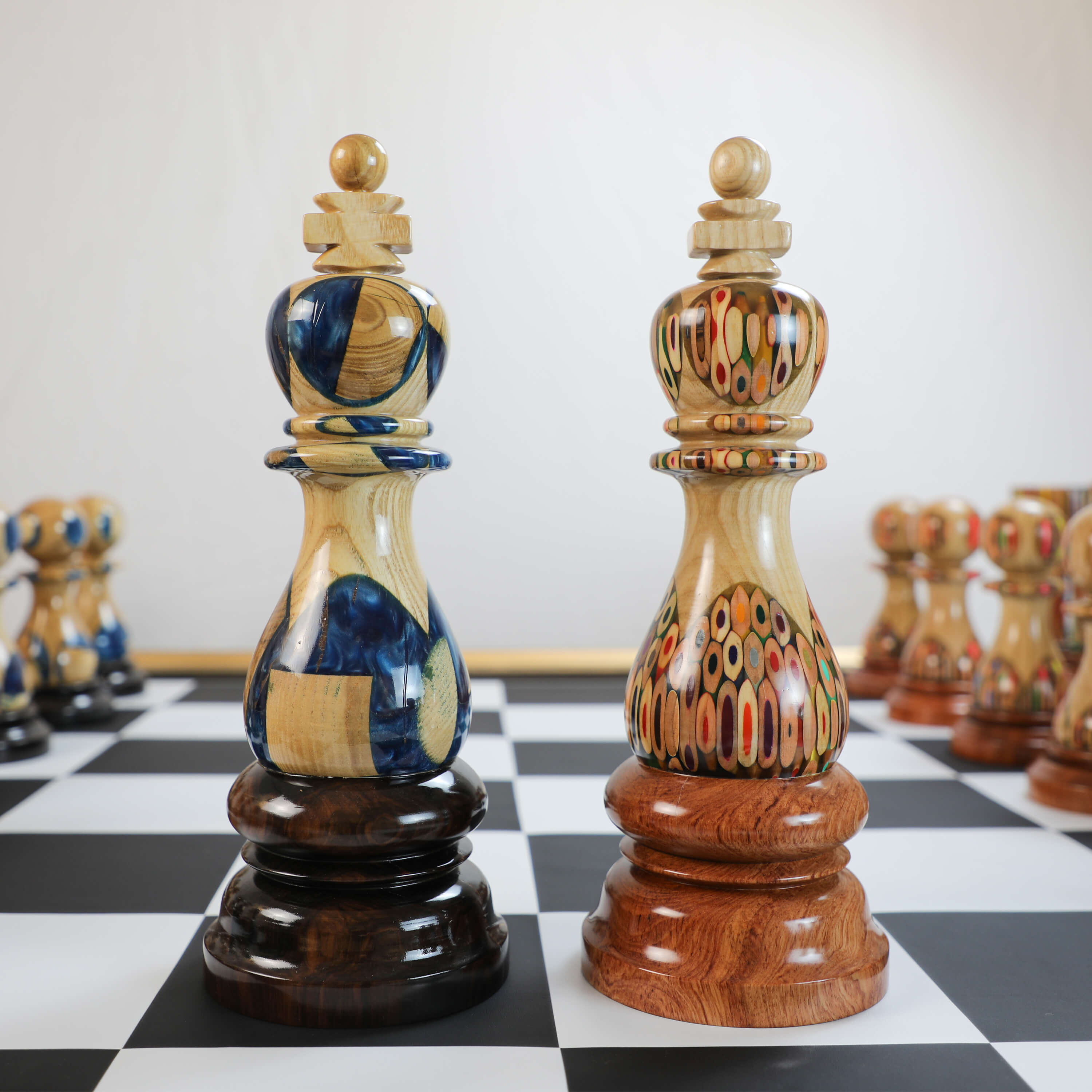 Giant Deluxe Chess Piece the Knight Blended of Wood Resin 