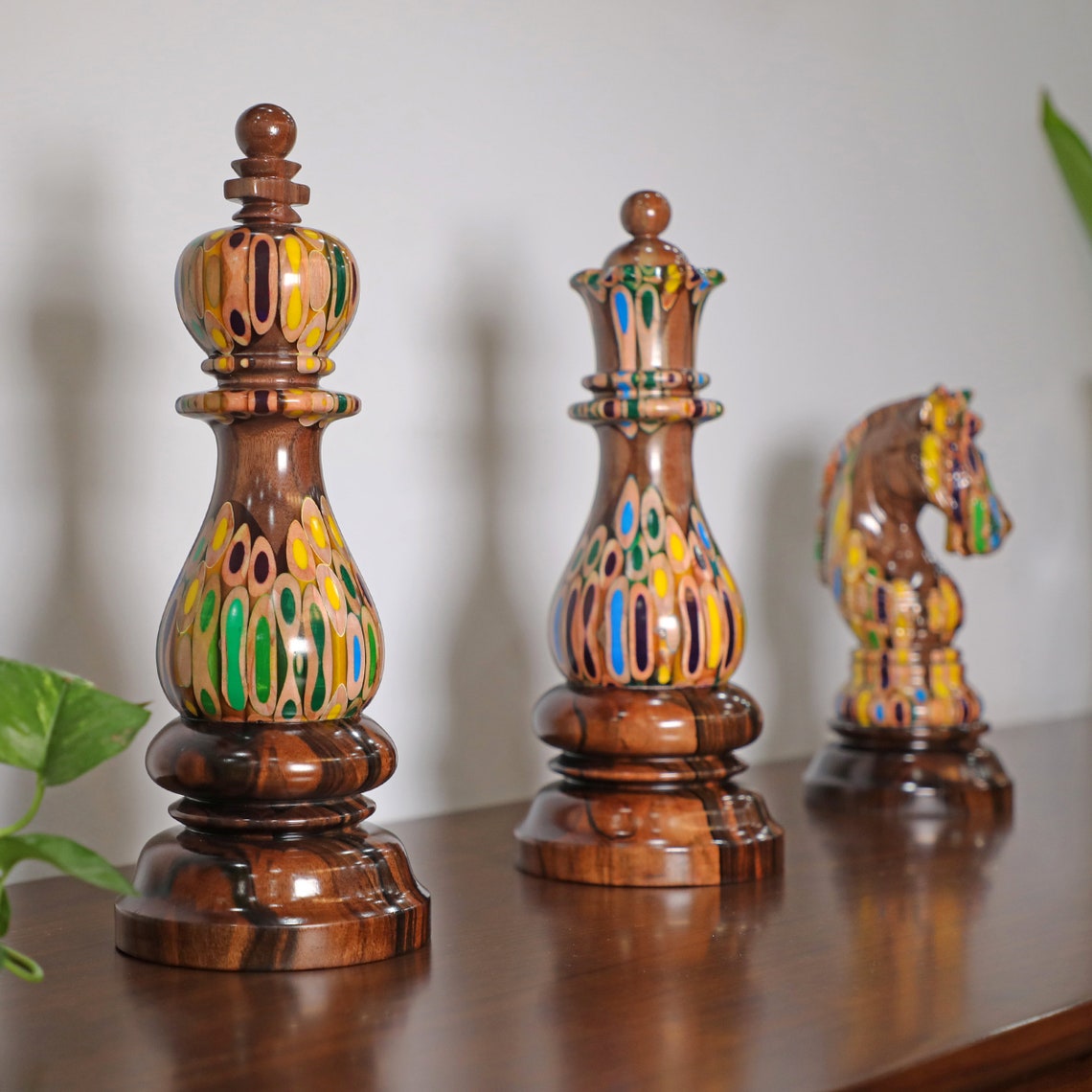 Giant Ornamental Pawn - Deluxe Serial of Chess Piece for Decor