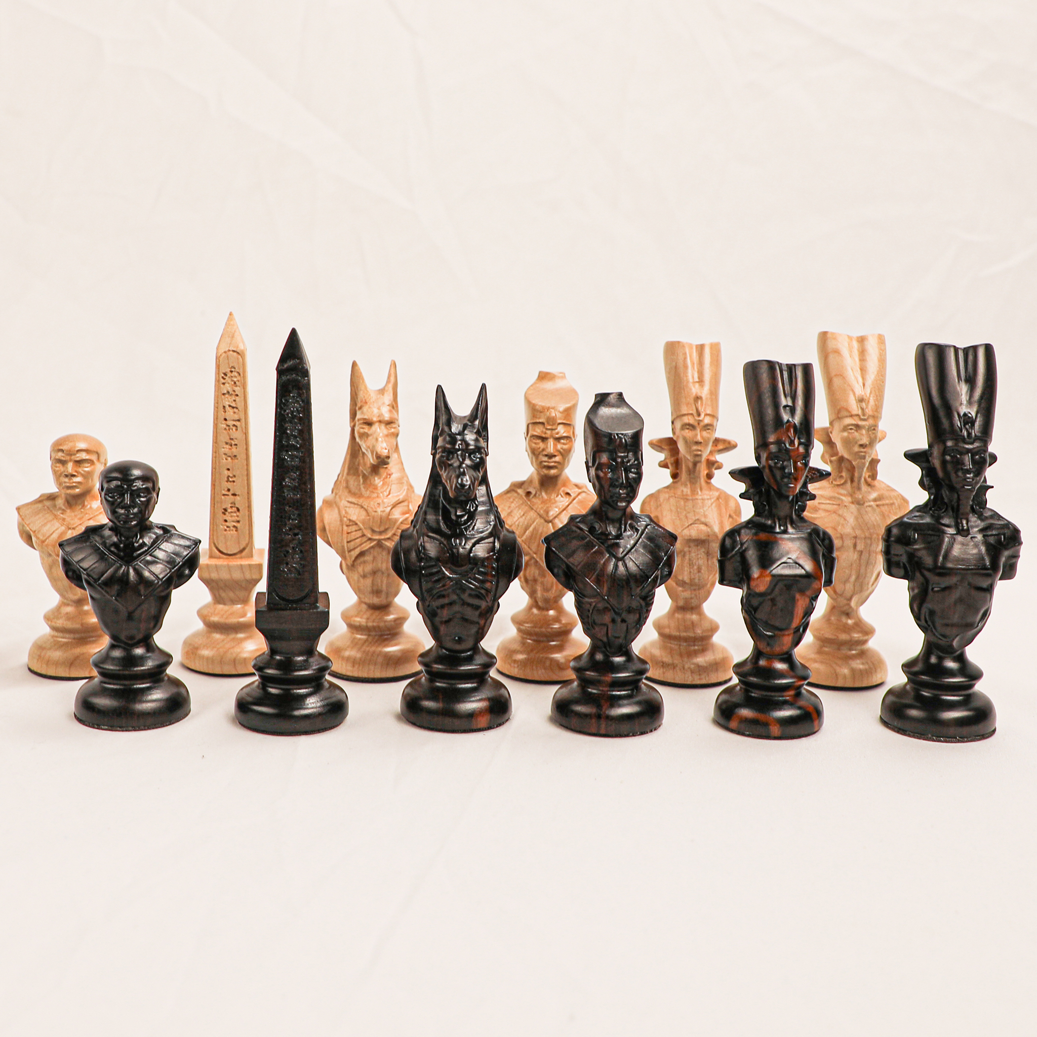 Giant Chess Piece 10 Inch Light Teak Queen